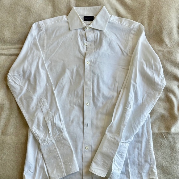 Proper Cloth Royal Oxford cotton French cuff dress shirt - Picture 1 of 6